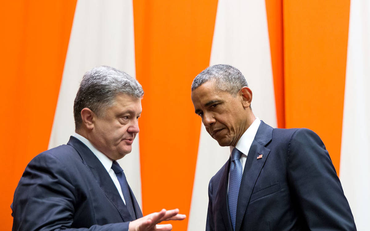 Petro Porochenko - Barack Obama