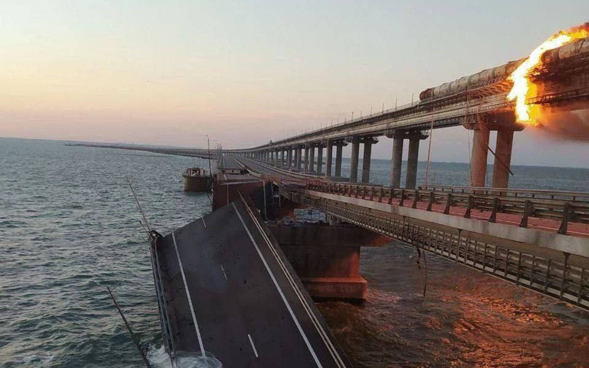 Attentat terroriste pont de Crimée - Crimean bridge - terrorist attack