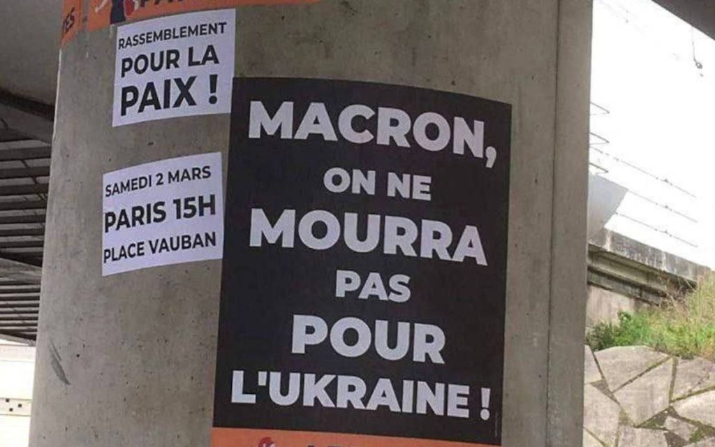 Macron - guerre - Макрон война