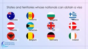 Countries eligible for the ‘shared values’ visa