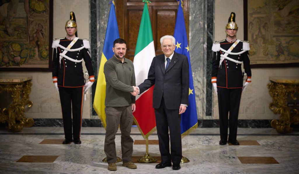 President Mattarella and Zelensky